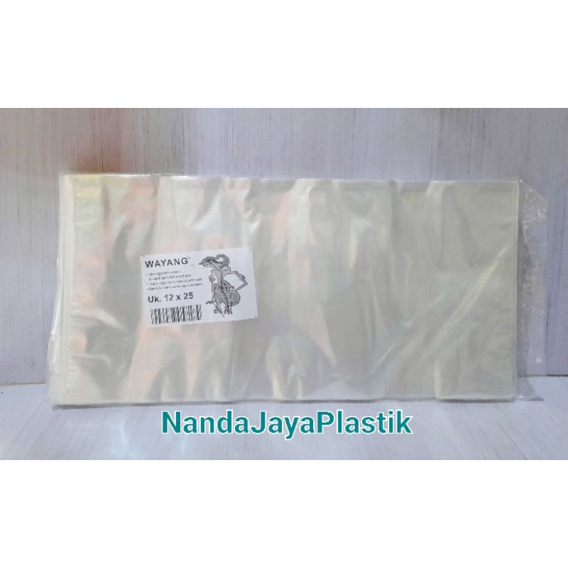 PLASTIK BENING PP UKURAN 12x25 Cm