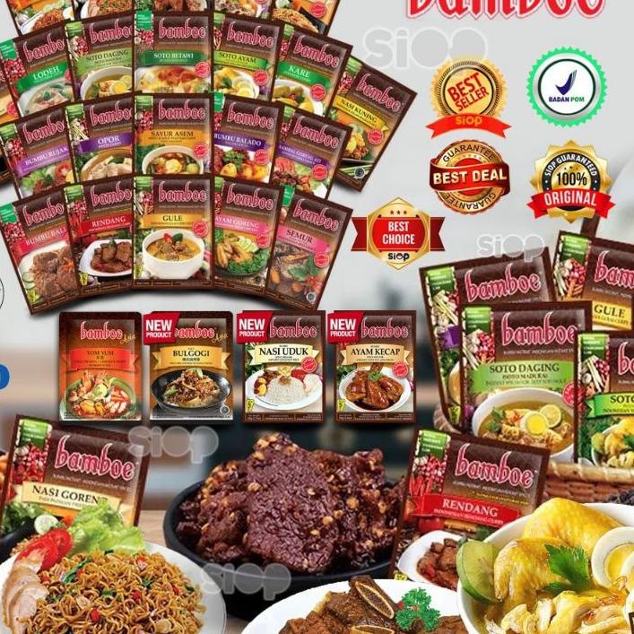 

₩ BAMBOE EXPORT Bumbu Dapur Instan 35 Varian Rasa ➤