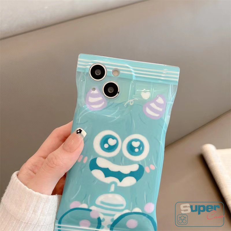 Soft Case Desain Kartun Monster Untuk iPhone 6 6s 8 7 Plus 14 11 12 13 Pro Max XR X Xs Max SE 2020