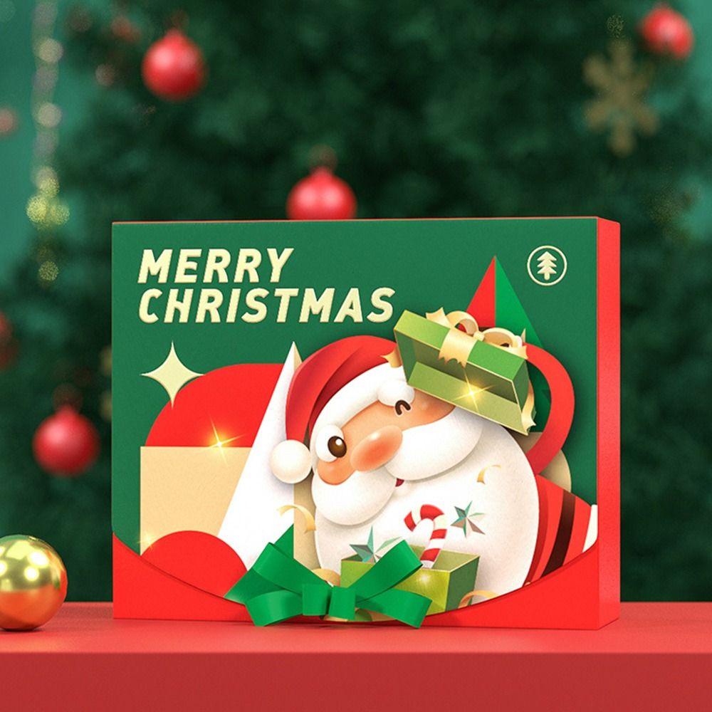 Preva 3PCS Merry Christmas Box Favor Kotak Permen Coklat Kecil