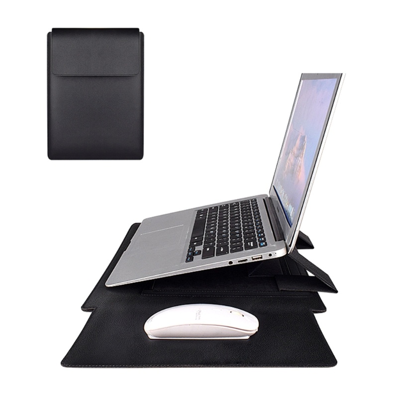 Btsg Casing Lengan Laptop13 13.3 14/15.4Inch Bahan Kulit PU Anti-Slip Waterproof Notebook