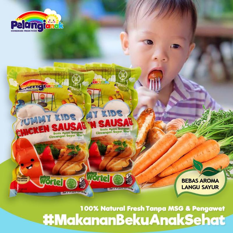 

PELANGI YUMMY KIDS SOSIS CHICKEN VEGGIE