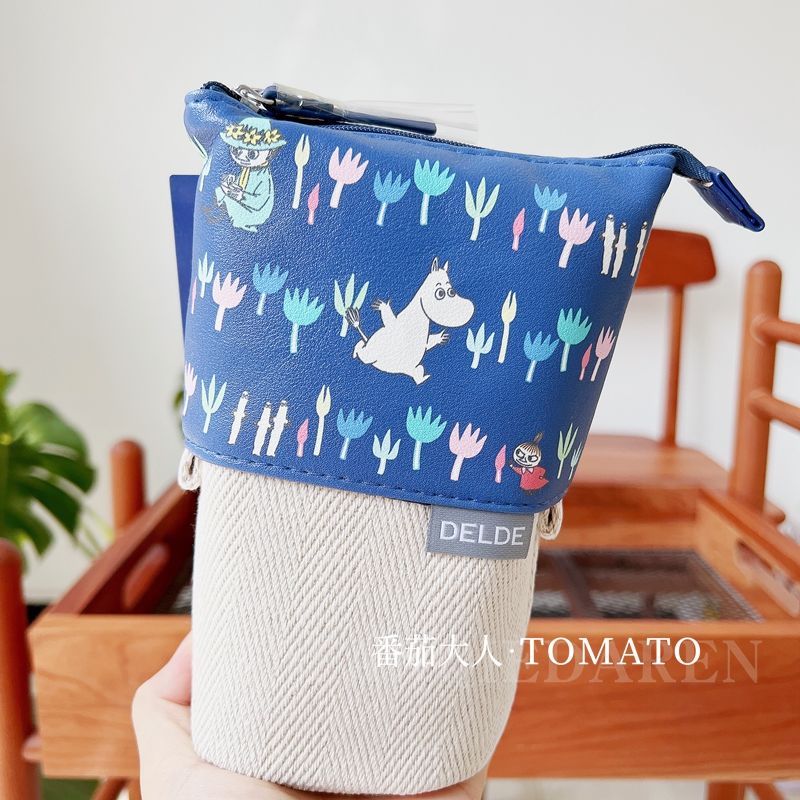 ❈✽☎Sera   ada dalam stok! Jepang membawa kembali sunstar lucu Snoopy Moomin Aami pemodelan kreatif kotak pensil berkapasitas besar