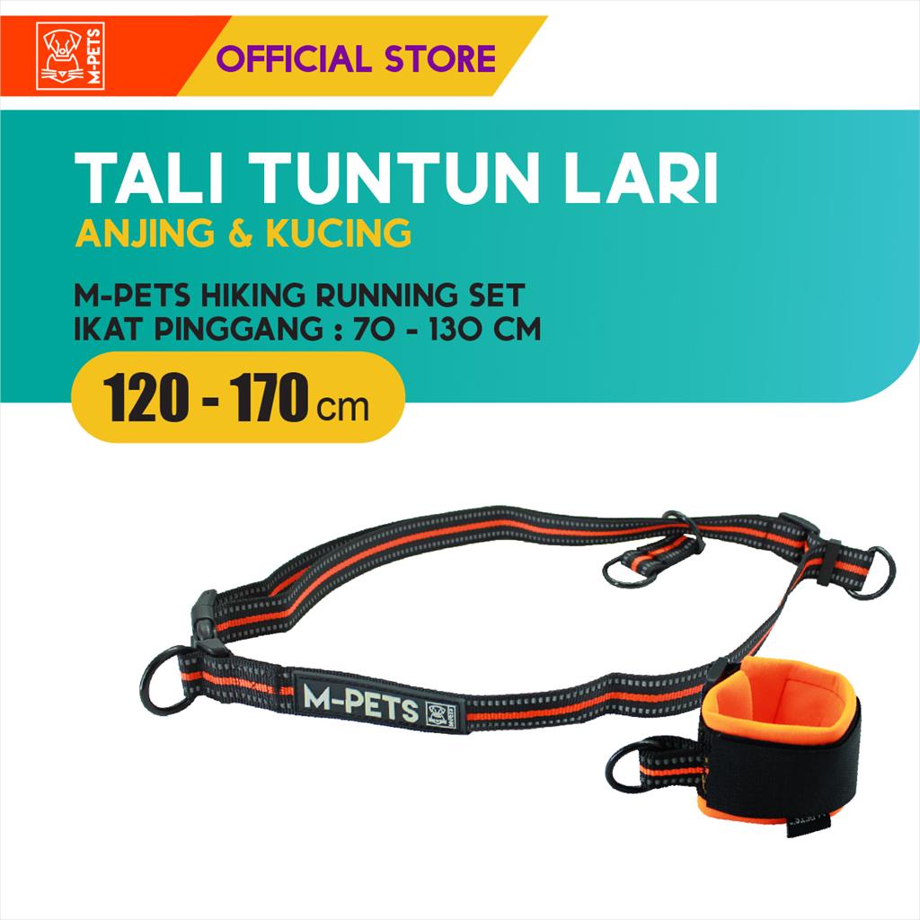 M-Pets Hiking Running Set /  Tali Tuntun Lari Anjing Kucing