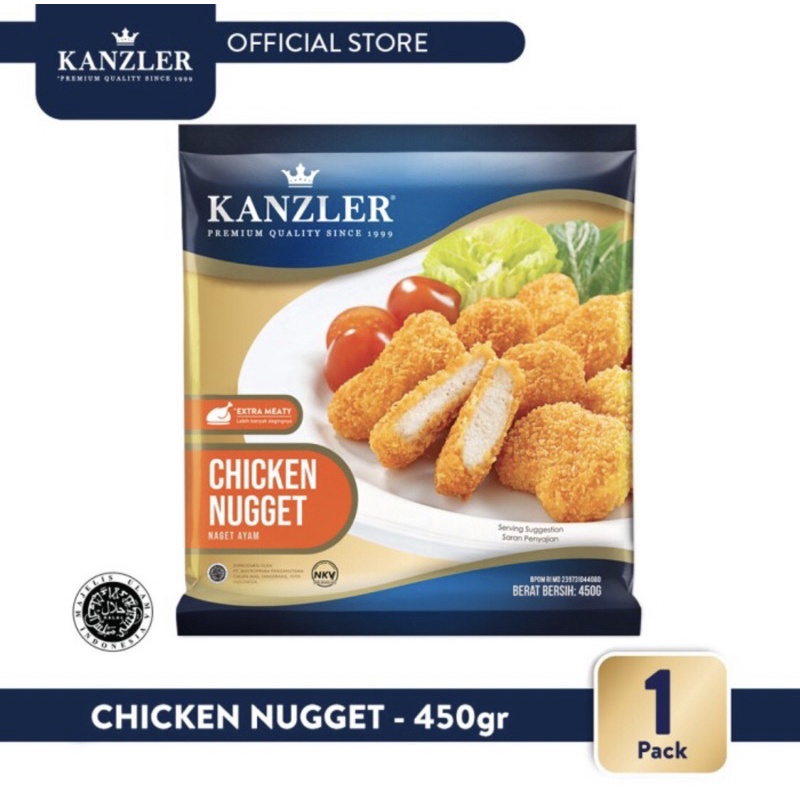 

1 Pack-Kanzler Chiken Nugget 450grm