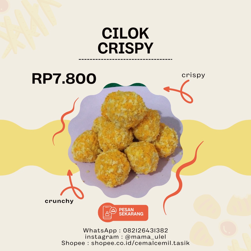 

Cilok Crispy Makanan Instan Krispi Tasikmalaya