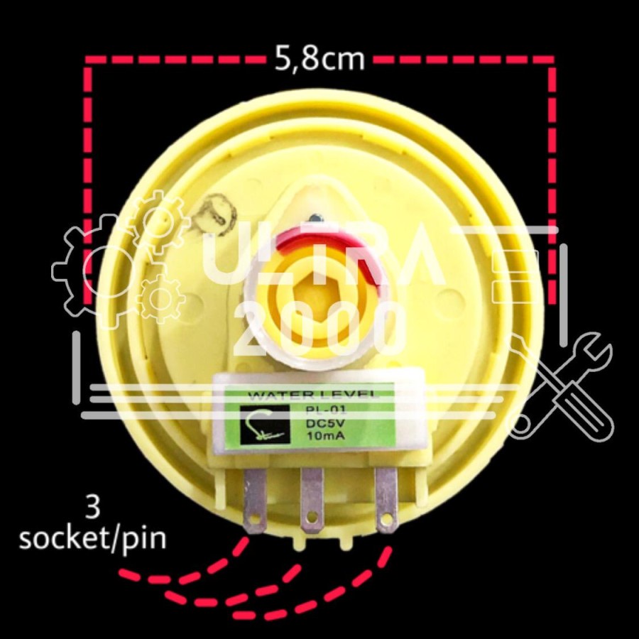 WATER LEVEL SENSOR MESIN CUCI POLYTRON