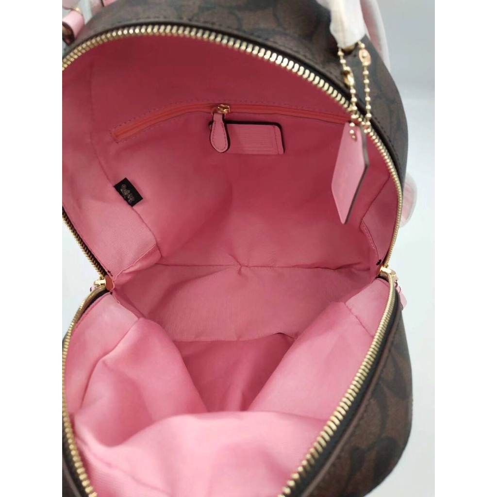 [Instant/Same Day]Coach76715 Women's new zippered backpack backpack backpack schoolbag  beibao