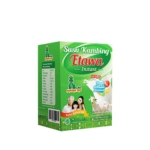 

Susu Kambing Etawa Ori (NoSugar)150gr Naga SP