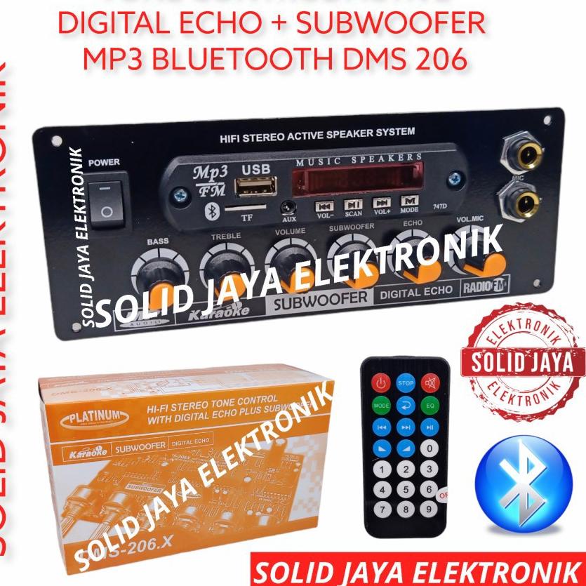 Terlaris TONE CONTROL AKTIF PLUS MP3 BLUETOOTH DMS206 DMS-206.X DMS 206 BT STEREO TONE KONTROL ACTIV