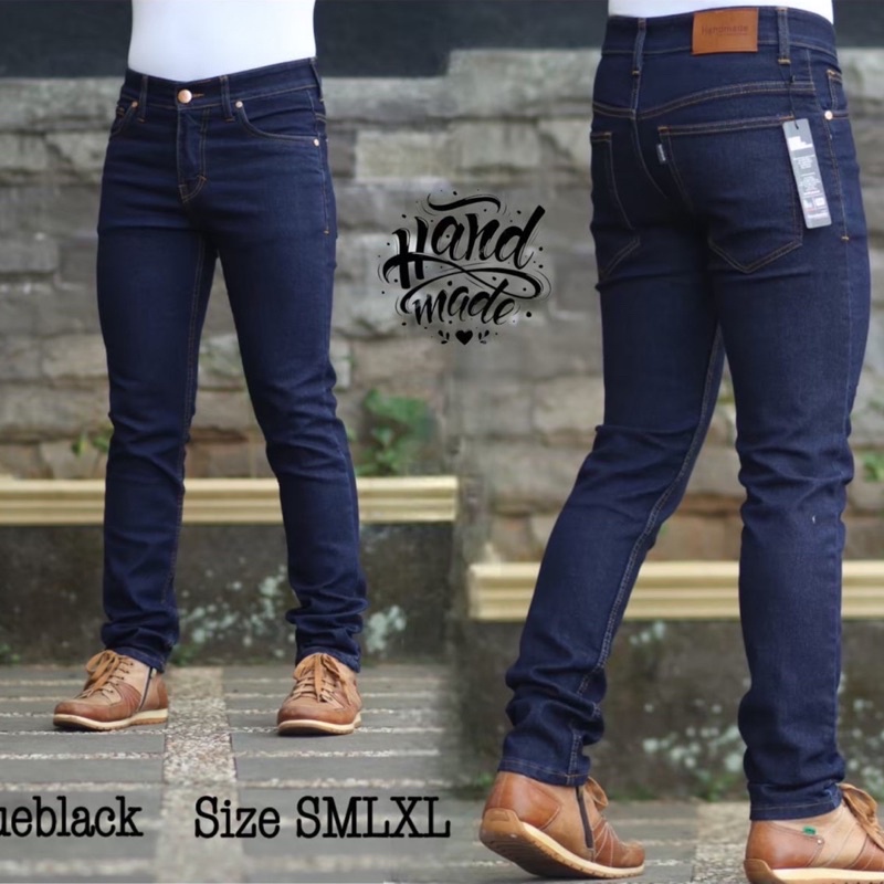 Celana Panjang Jeans Premium Celana Panjang Slimfit Celana Panjang Jeans pria Blackwash