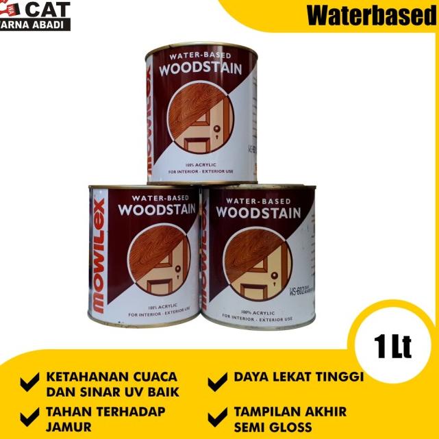 CAT POLITUR MOWILEX WOODSTAIN 1 KG - AKASIA 504
