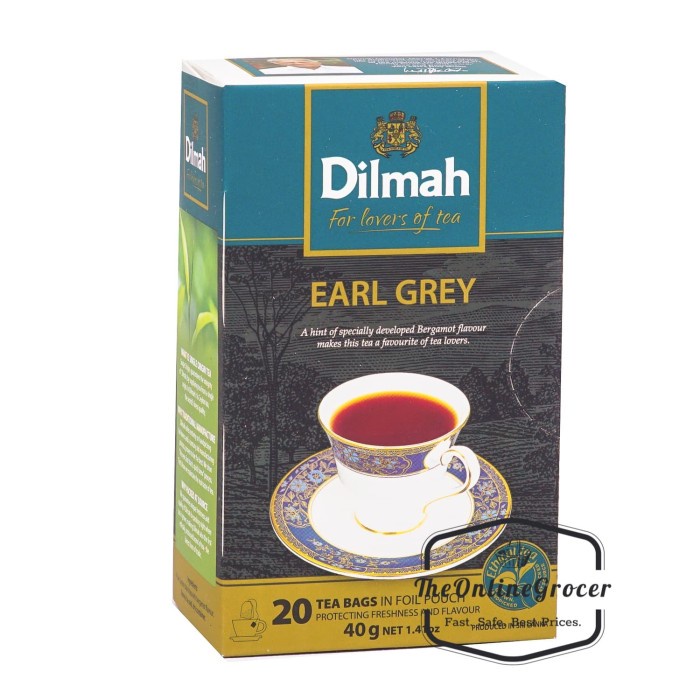 

DILMAH EARL GREY TEA 20S - TEH CELUP NO ENVELOPE