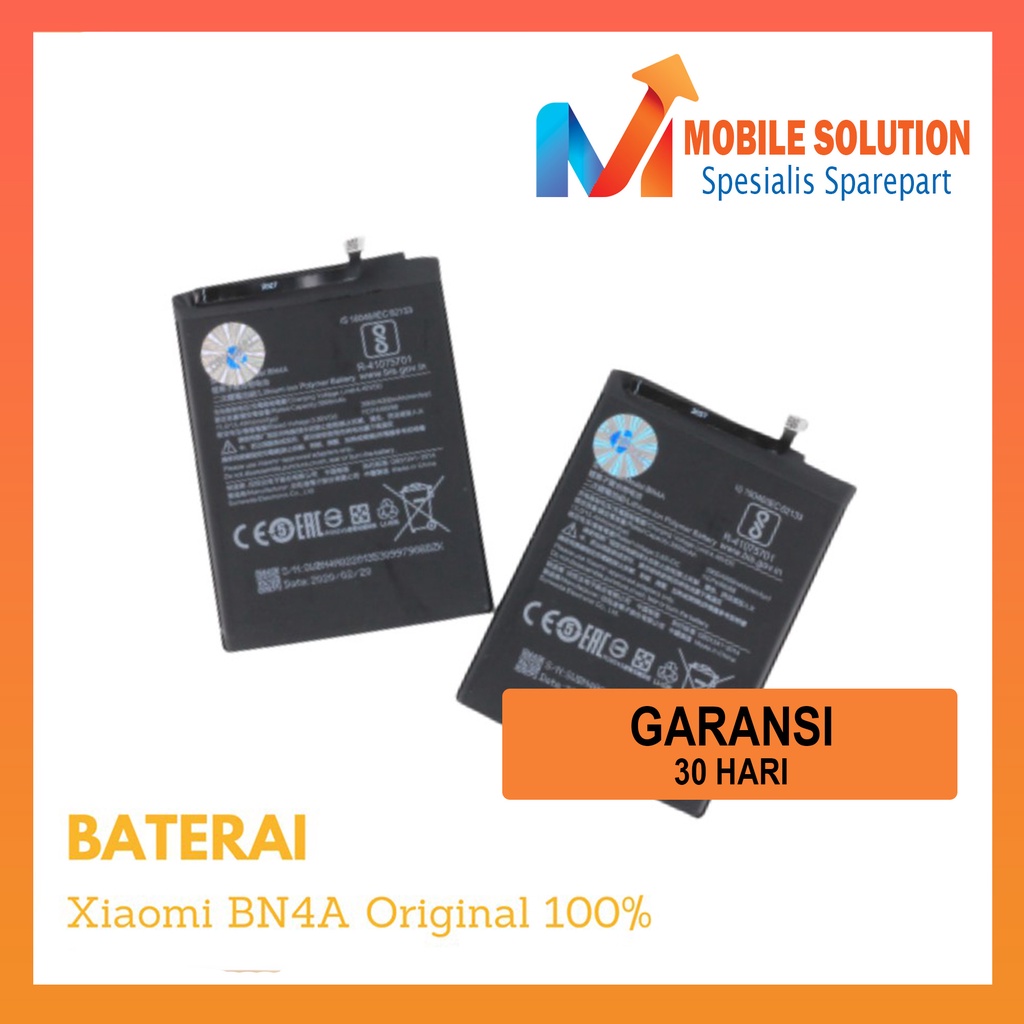 Grosir Baterai Xiaomi Redmi Note 7 / Baterai Xiaomi BN4A Original Oem Garansi 1 Bulan + Packing