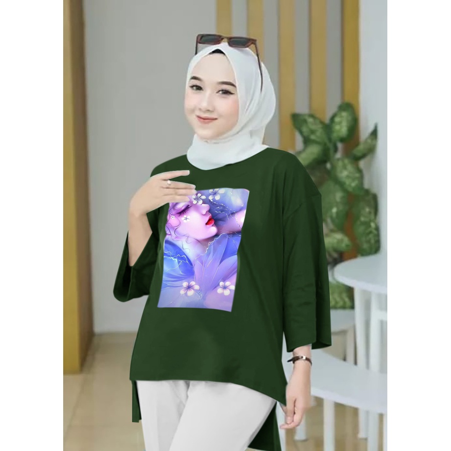 BAJU ATASAN TUNIK NEW MUSLIMAH PRINCES JUMBO XXL~TERBARU BAJU OVERSIZE WANITA KEREN MASA KINI DAN TERLARIS