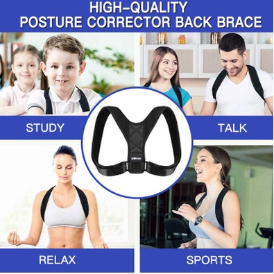 Alat bantu Penyanggah punggung brace support belt posture back support posture corrector enegerzing support