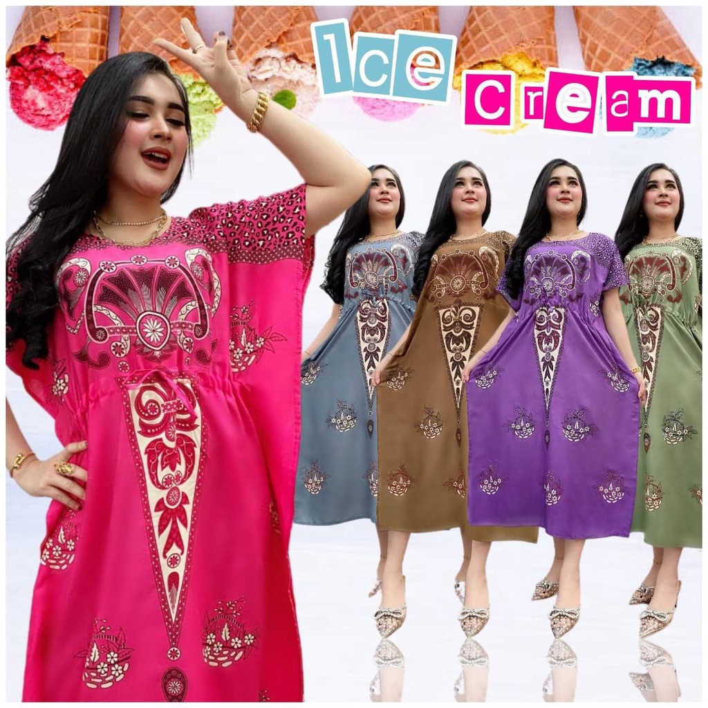 Daster Jumbo Wanita Kekinian Model Kelelawar Lowo Ld 120 Bahan Rayon