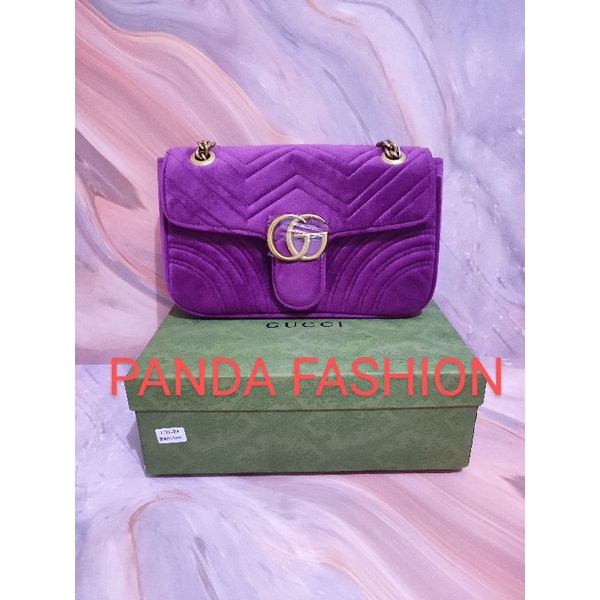 GC01 - TAS GU*CCI MARMONT VELVET (SUPER PREMIUM LIKE ORI)