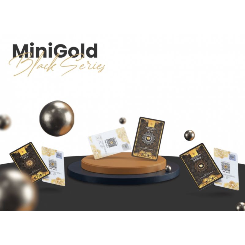Logam Mulia Emas MINI GOLD black series 0.25 gr