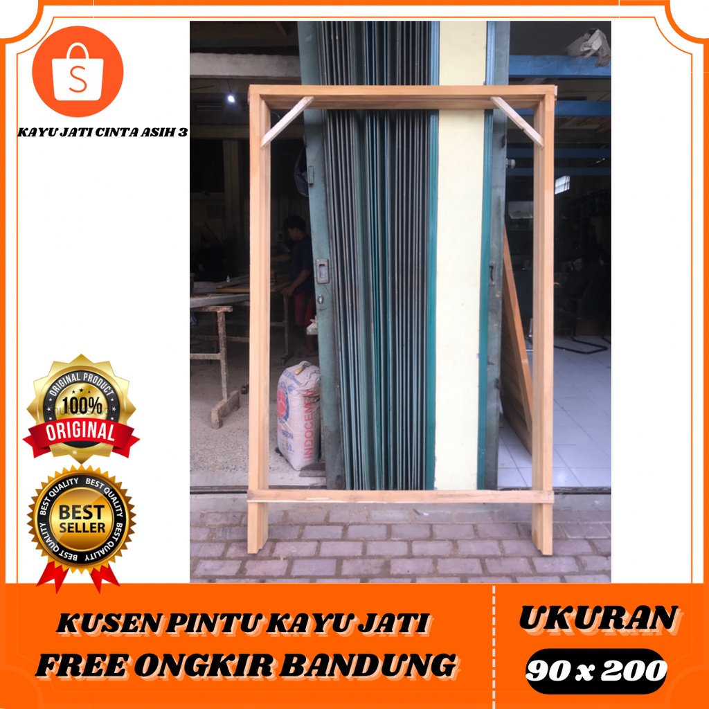 KUSEN PINTU JATI PINTU 2 100% KAYU JATI