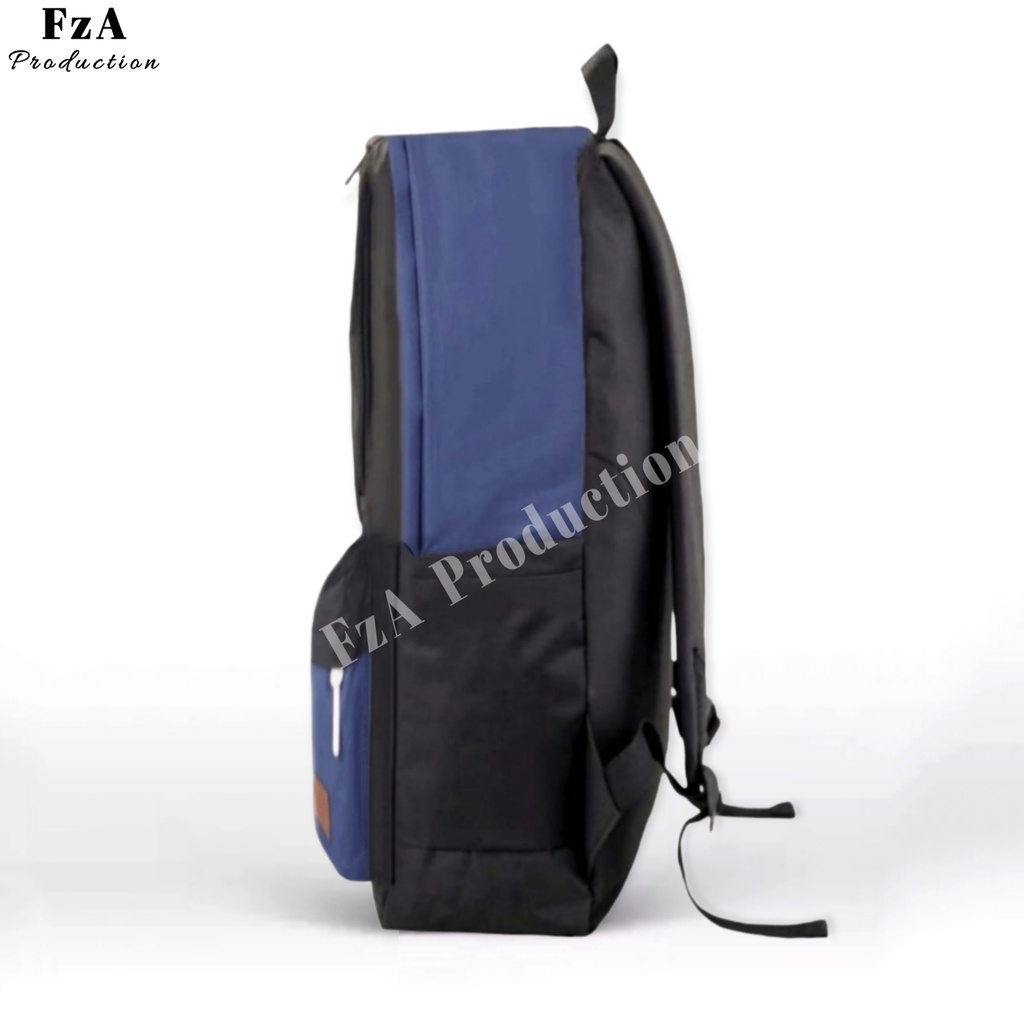 Tas Ransel Punggung Distro Casual Pria Wanita / Tas Ransel Laptop Original - FzA FREE Dompet Sakko HP