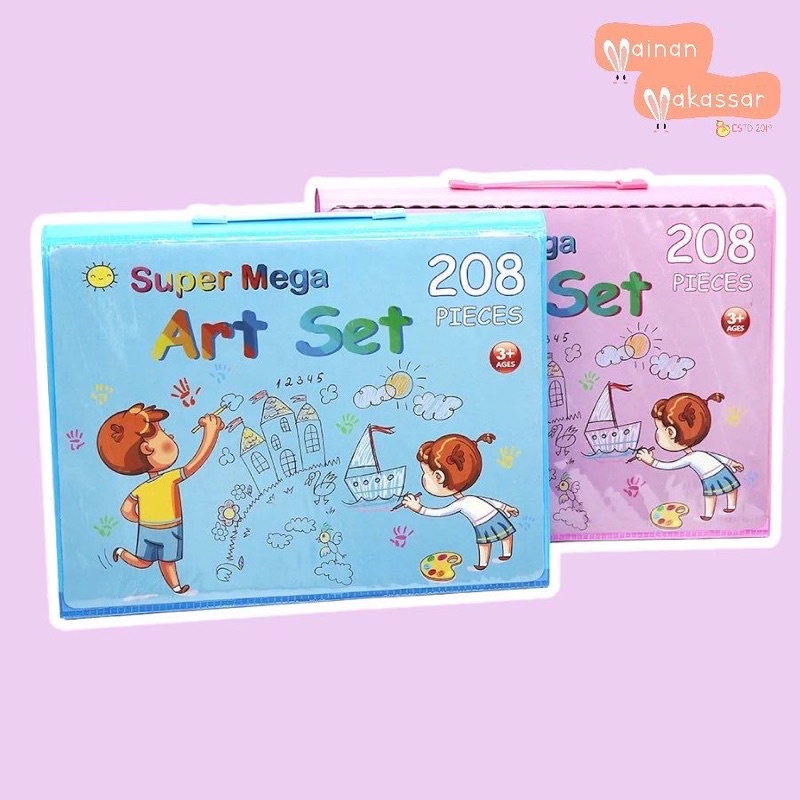 SUPER MEGA ART SET CRAYON SET 208pcs