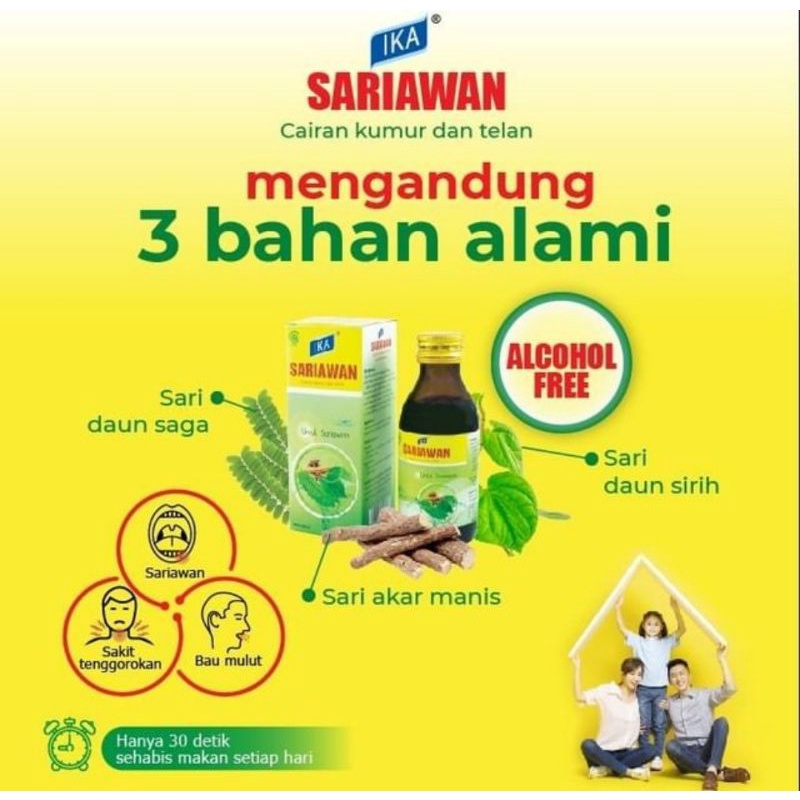 Ika Sariawan 120 ml untuk kumur dan telan Sariawan ikasariawan