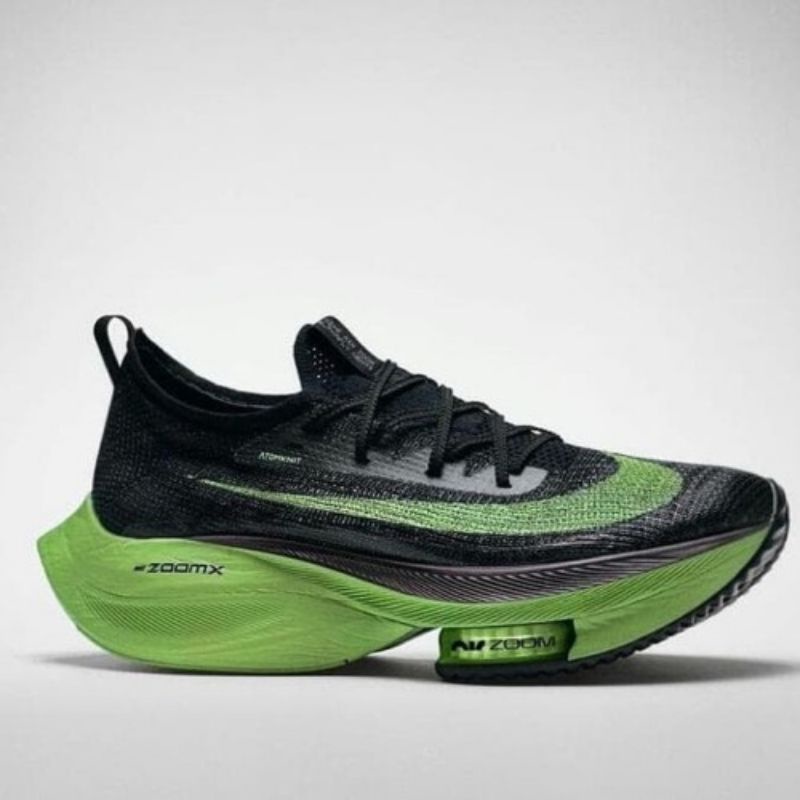 Nike Alphafly Black Green Nike Air Zoom X Sepatu Alphafly