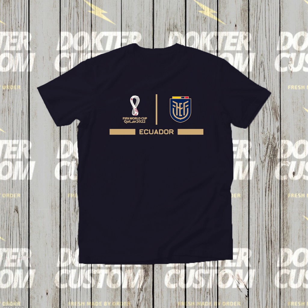 Kaos Piala Dunia Ecuador / Baju Piala Dunia Ecuador / Kaos Piala Dunia / Kaos Piala Dunia 2022 Qatar