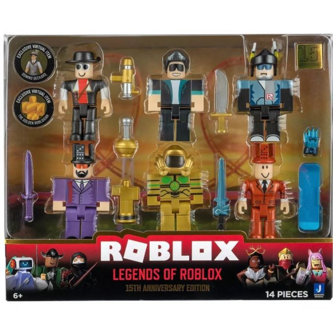 Mainan Roblox Original Figure - LEGENDS OF ROBLOX - 15 Anniversary