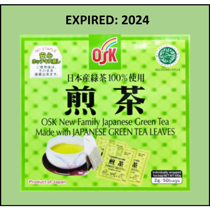 

OSK JAPANESE GREEN TEA/ TEH HIJAU OSK JEPANG (50 SACHET)