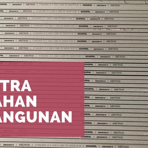 Gypsum Sheetrock jayaboard 12mm x 1200 x 2400 mm - Gypsum Jaya 12mm