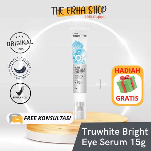 ERHA TRUWHITE BRIGHTENING EYE SERUM 15G - ERHA - ERHA SKINCARE - KRIM MATA - KRIM PENCERAH AREA MATA