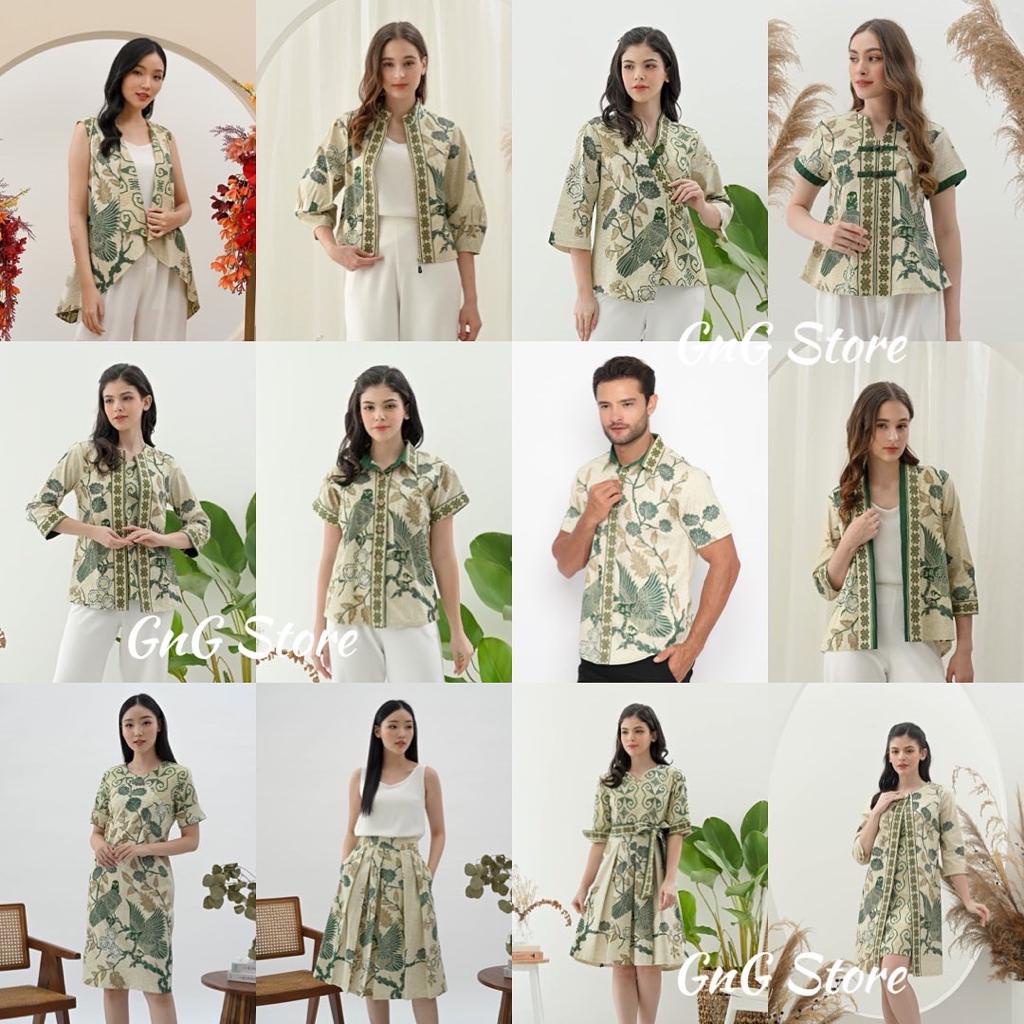 295 IJO - Blouse Batik Wanita/ Outer Batik/ Jaket Batik/ Batik Modern