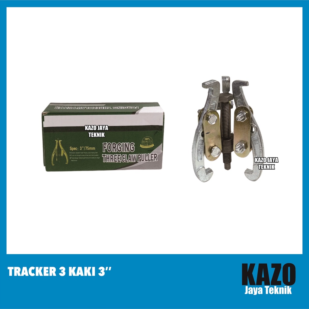 Tracker 3 Kaki 3'' /Gear Puller 3 Jaw Tracker