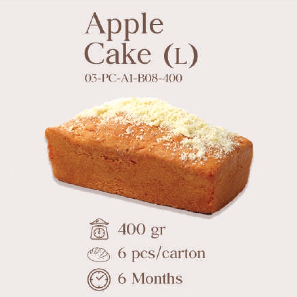 

APPLE BUTTER CAKE FRESH/READY-TO-EAT (KARTON)