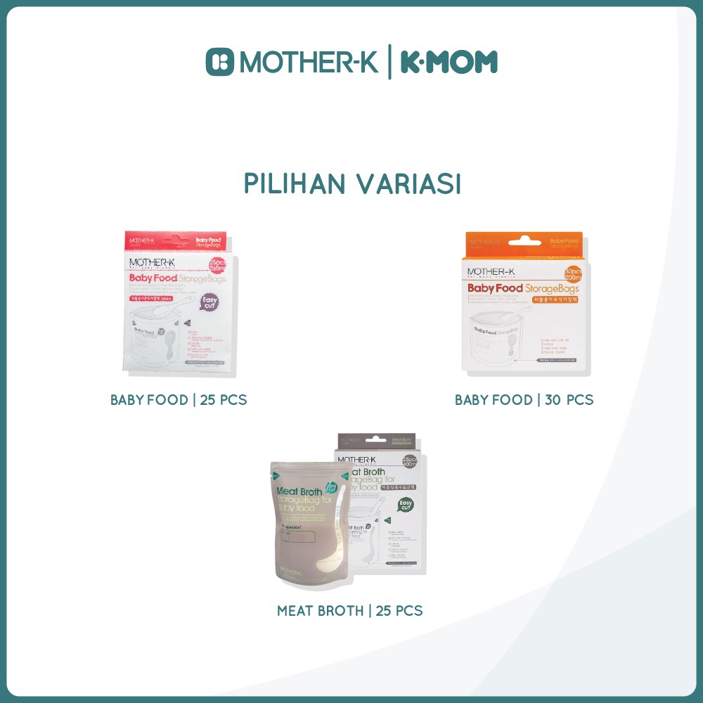 MOTHER-K BABY FOOD STORAGE BAGS
