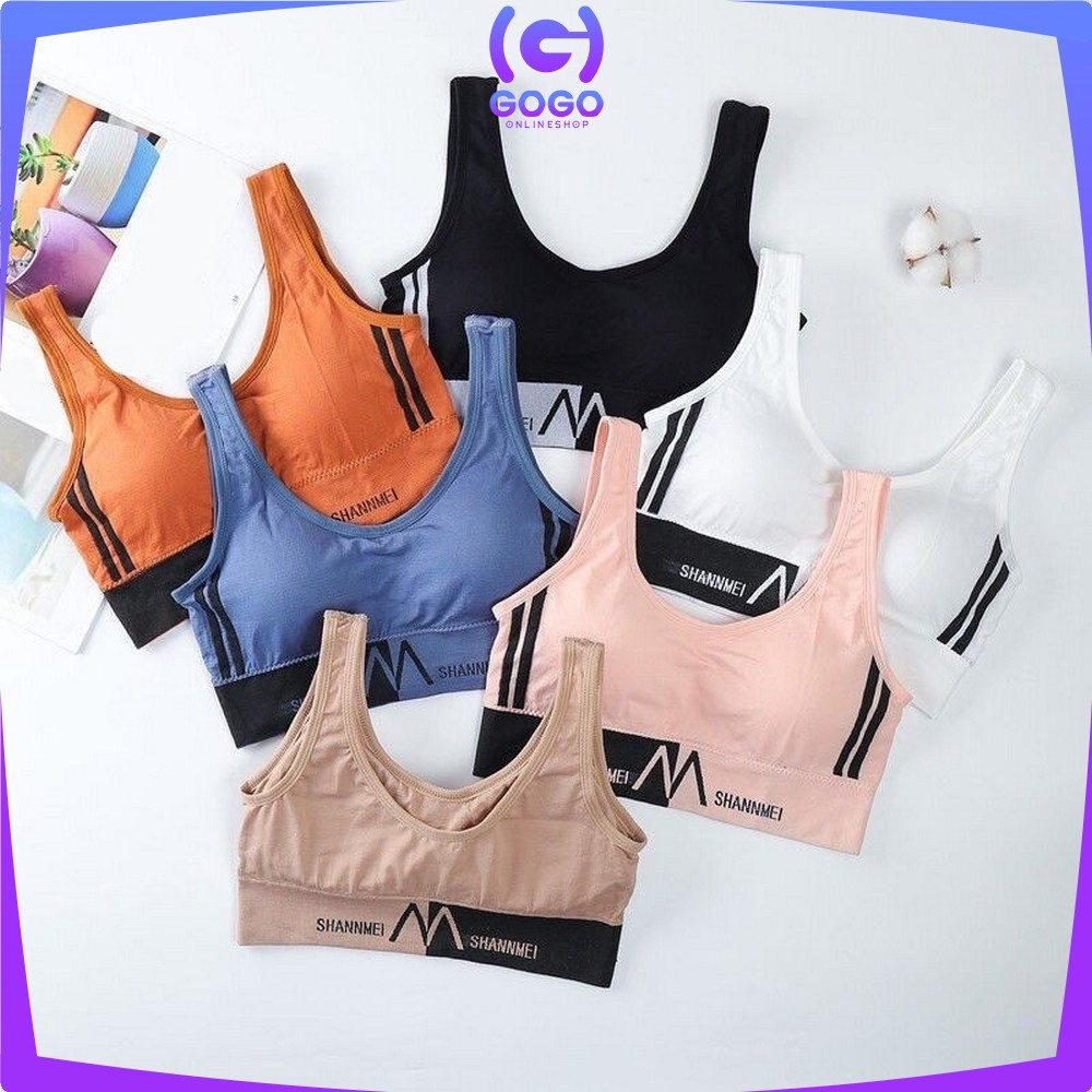 GOGO-P94-P97 Pakaian Dalam Wanita Bra Yoga Bra Tanpa Kawat / Sport Bra Push Up / Pakaian Olahraga Wanita / Bra Gym P95 / Bra Fitness Zumba P96