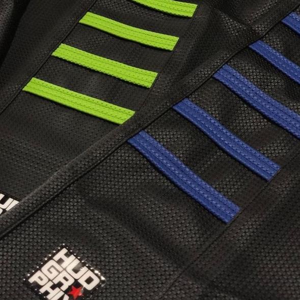 Cover Bungkus Kulit Jok Hudgrapix KLX Dtracker CRF 150 - Abu-abu, KLX GORDON