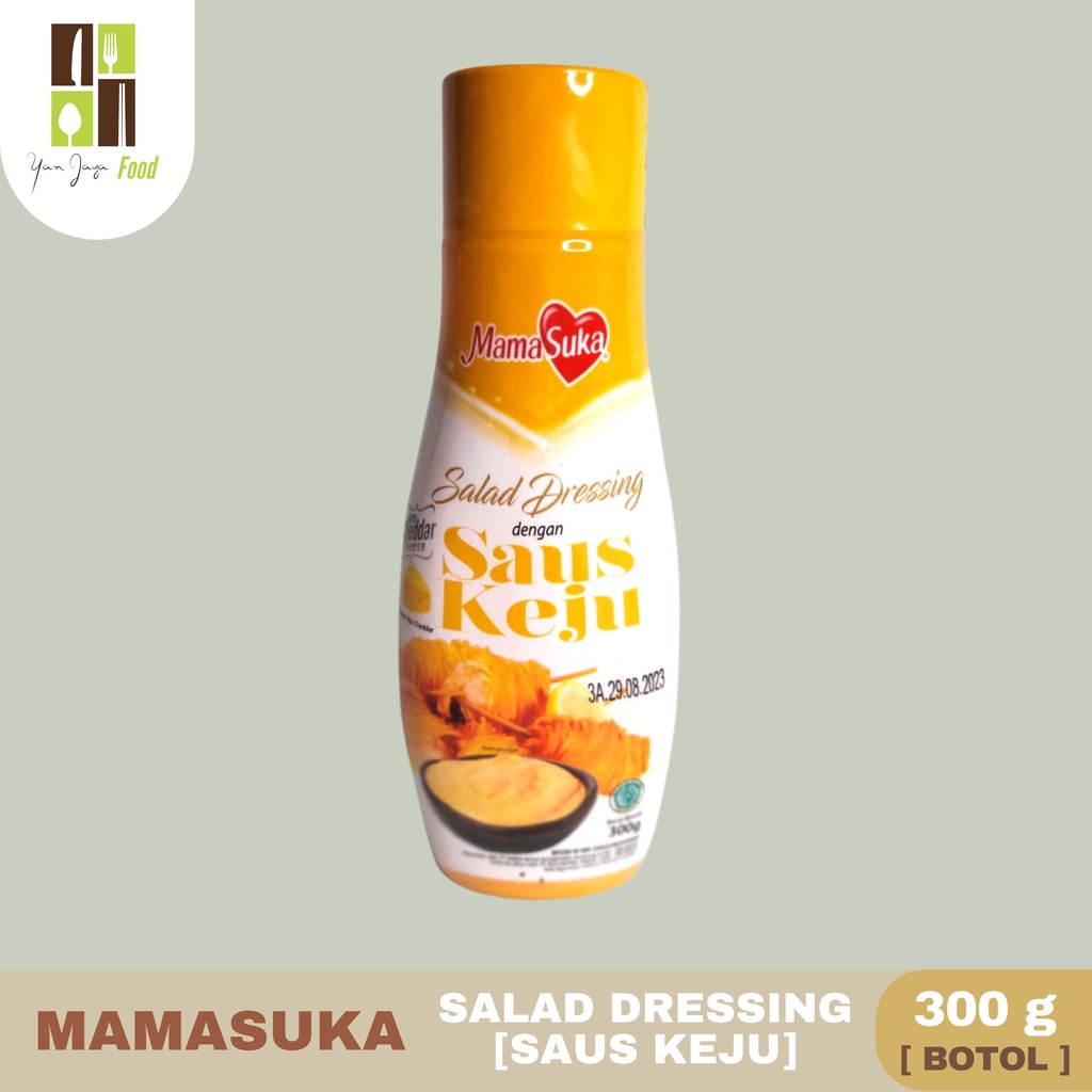 Mamasuka Salad Dressing Botol 300gr [Saus Keju/Thousand Island/Honey Mustrad/Wijen Sangrai]