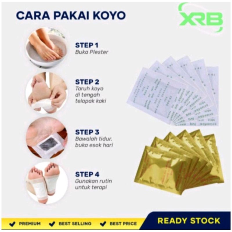 Koyo Kinoki Gold / Koyo Detox Penyerap Racun dalam Tubuh