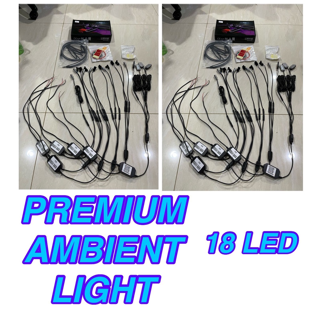 AMBIENT LIGHT CAR PREMIUM RGB lampu led interior ambient mobil