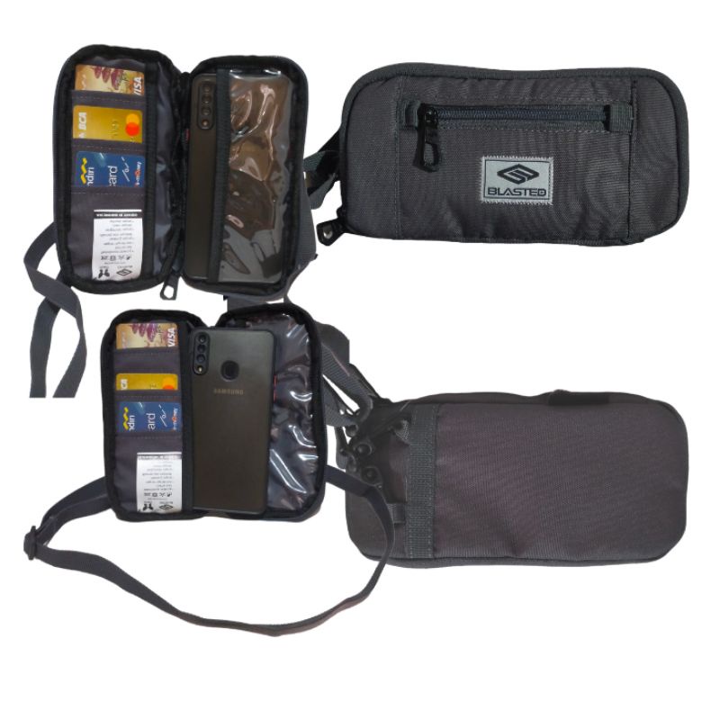 tas selempang dompet handphone - tas dompet smartphone 6 inch  Blasted  35BL67 - 35BL69 original  bisa dipasang pada ikat pinggang