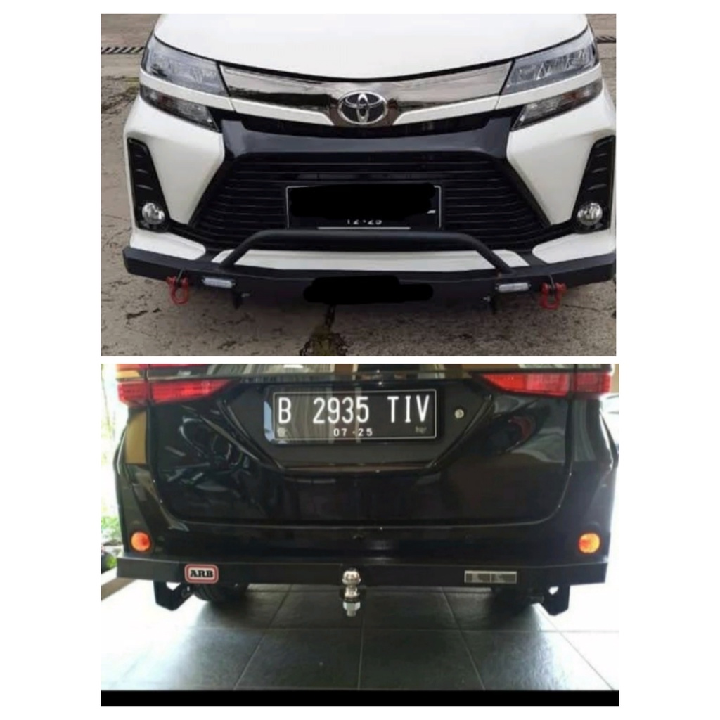 Paket Tanduk Depan+Towing ARB Belakang untuk Mobil AVANZA / XENIA 2010-2021