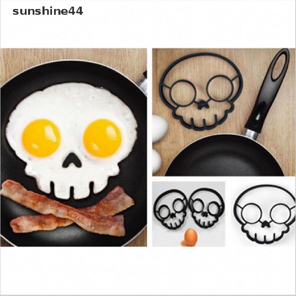 Sunshine Cetakan Telur Omelet / Pancake DIY Bentuk Cincin Bahan Silikon