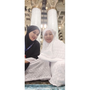 STELAN IHROM WANITA KOMPLIT HAJI DAN UMROH