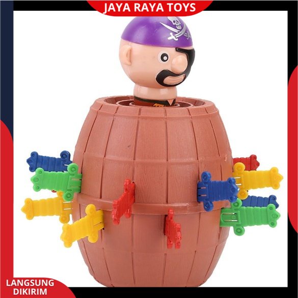 mainan anak jumping pirate game pirates roulette family game SNI