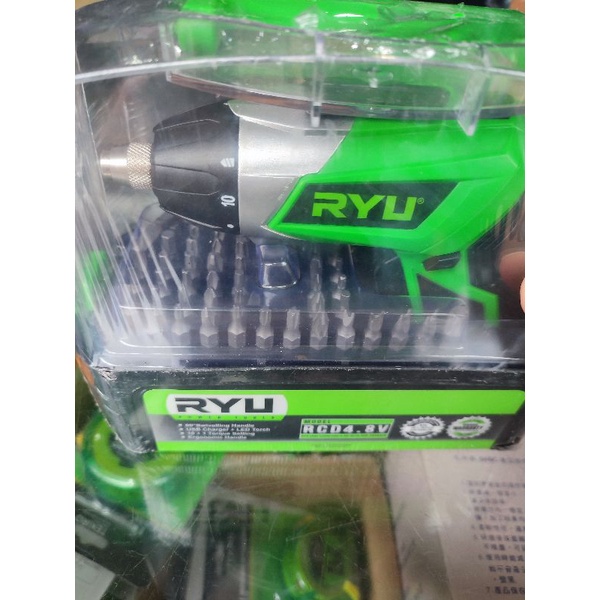 ryu RCD4.8v mesin bor obeng baterai cordless RCD 4.8v