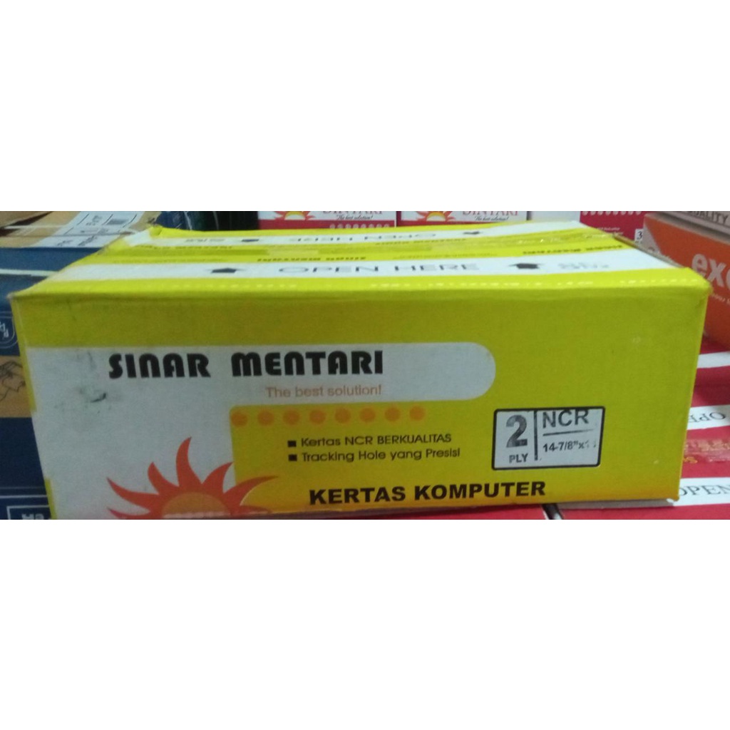 

Office one-continous form 14 7/8 x 11 2 ply dan 2 ply bagi 2 SINTARI
