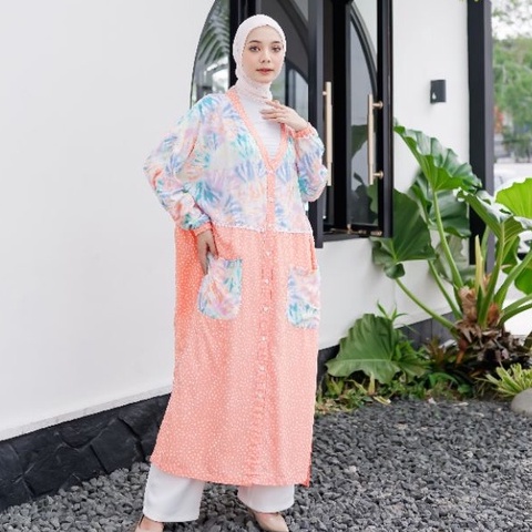 Eleanorre Gantari Kaftan Atasan Muslim Wanita